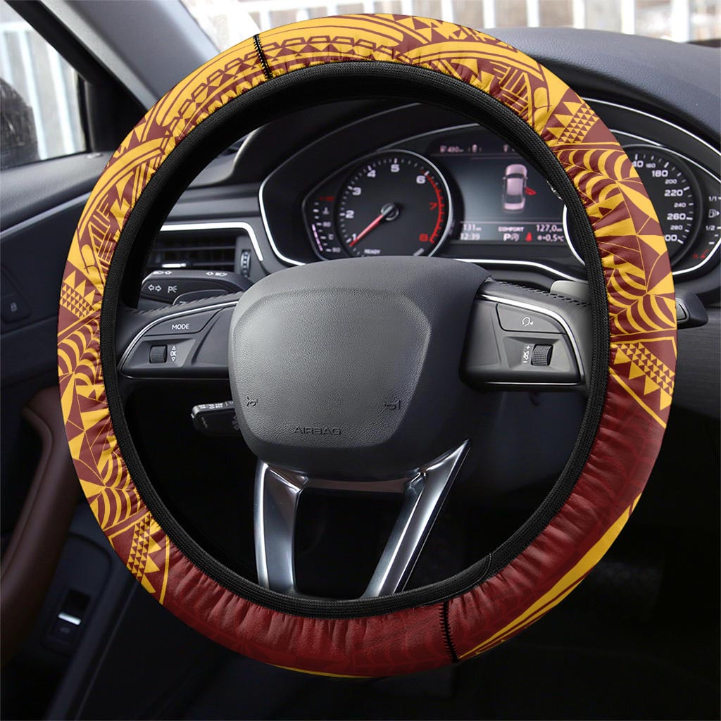 Tonga Beulah College Steering Wheel Cover Since 1938 Special Kupesi Pattern