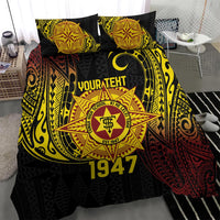 Personalised Tonga High School Bedding Set Since 1947 Special Kupesi Pattern