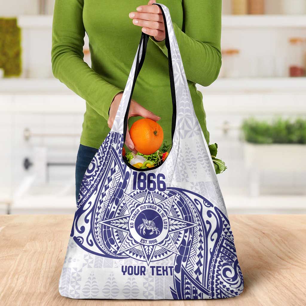 Personalised Tonga Tupou College Tolo Grocery Bag Since 1866 Special Kupesi Pattern