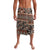 Vintage Bula Fiji Lavalava Brown Tapa Masi Motif