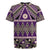 Vintage Bula Fiji Rugby Jersey Purple Tapa Masi Motif