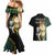 South Africa Protea and New Zealand Couples Matching Mermaid Dress And Hawaiian Shirt Go All Black-Springboks Rugby with Kente And Maori LT9 - Polynesian Pride