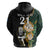 Custom South Africa Protea and New Zealand Hoodie Dress Go All Black-Springboks Rugby with Kente And Maori LT9 - Polynesian Pride