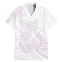 Polynesian Tribal Plumeria Lotu Tamaiti Family Matching Mermaid Dress and Hawaiian Shirt Pastel Mauve - Polynesian Pride