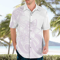 Polynesian Tribal Plumeria Lotu Tamaiti Hawaiian Shirt Pastel Mauve - Polynesian Pride