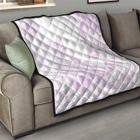 Polynesian Tribal Plumeria Lotu Tamaiti Quilt Pastel Mauve LT9 - Polynesian Pride