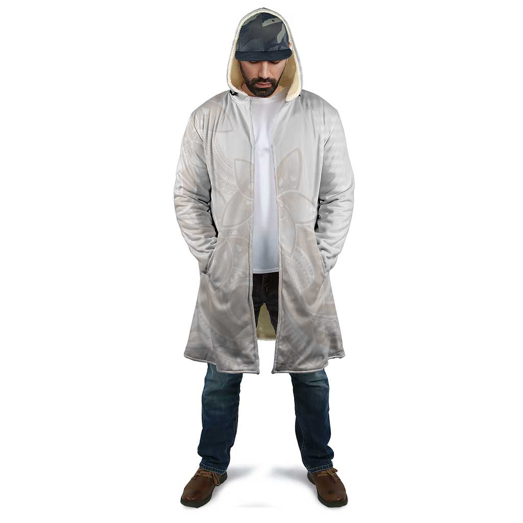 Polynesian Tribal Plumeria Lotu Tamaiti Cloak Pastel Nude - Polynesian Pride