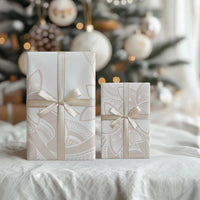 Polynesian Tribal Plumeria Lotu Tamaiti Wrapping Paper Pastel Nude - Polynesian Pride