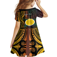 Personalised Shefa Day Family Matching Puletasi and Hawaiian Shirt Happy June 18 Vanuatu Province LT14 - Polynesian Pride