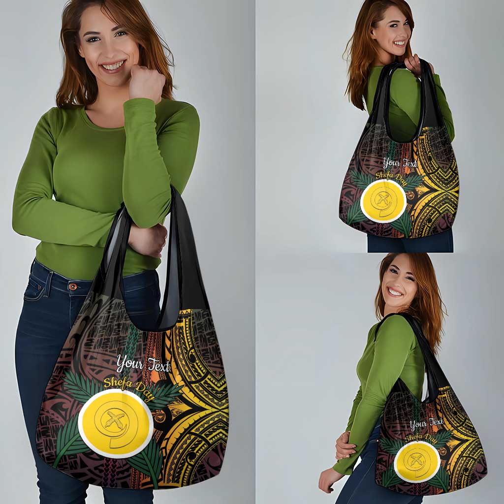Personalised Shefa Day Grocery Bag Happy June 18 Vanuatu Province LT14 - Polynesian Pride