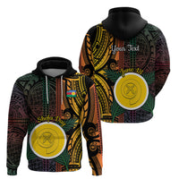 Personalised Shefa Day Zip Hoodie Happy June 18 Vanuatu Province