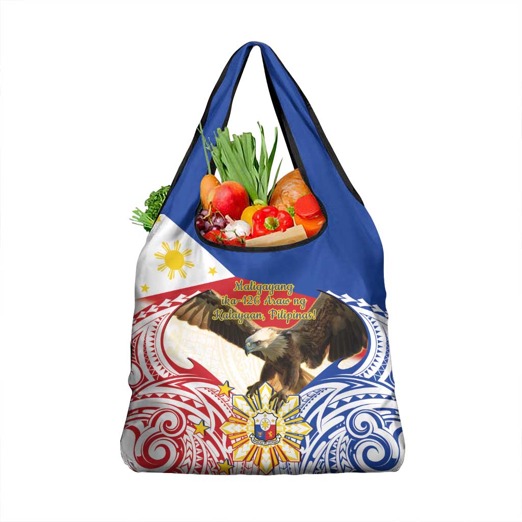 Philippines Independence Day Grocery Bag Pilipinas Eagle 126th Anniversary