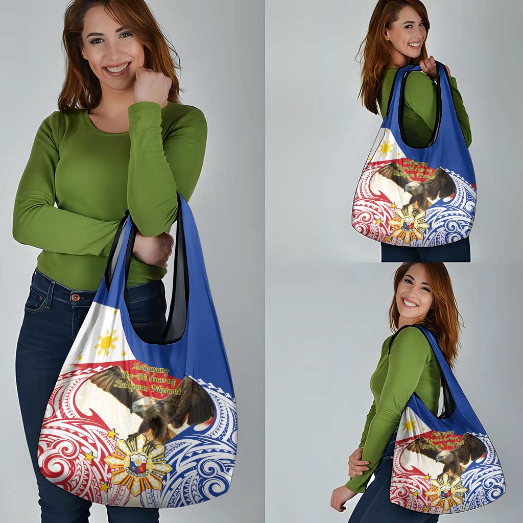 Philippines Independence Day Grocery Bag Pilipinas Eagle 126th Anniversary LT14 - Polynesian Pride