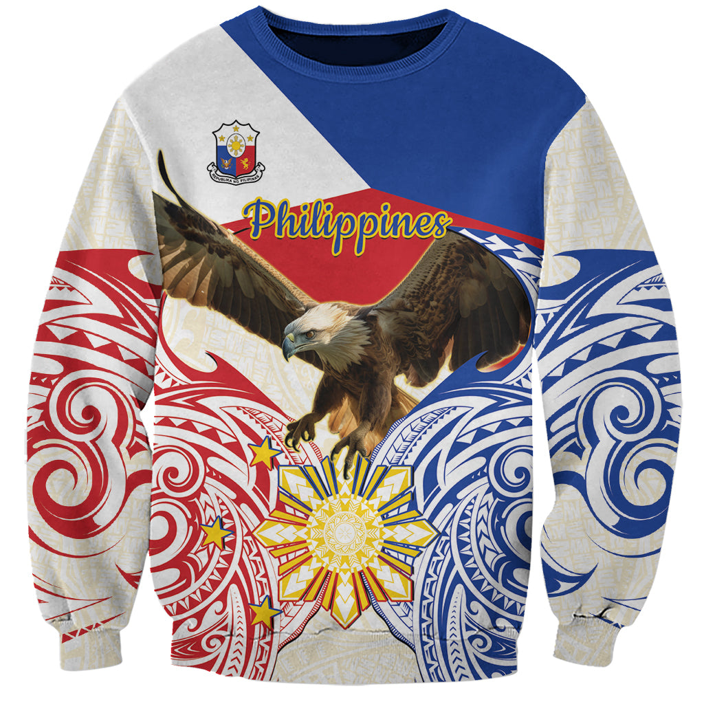 Philippines Independence Day Sweatshirt Pilipinas Eagle 126th Anniversary LT14 Unisex Blue - Polynesian Pride