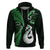 Custom New Zealand Hoodie Aotearoa Silver Fern With Manaia Maori Unique Green LT14 Pullover Hoodie Green - Polynesian Pride