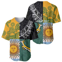 Personalised Rugby 2025 Championship Baseball Jersey Combination of Southern Hemisphere Countries LT14 - Polynesian Pride