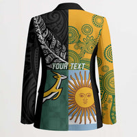Personalised Rugby 2025 Championship Blazer Combination of Southern Hemisphere Countries - Polynesian Pride