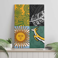 Rugby 2025 Championship Canvas Wall Art Combination of Southern Hemisphere Countries - Polynesian Pride
