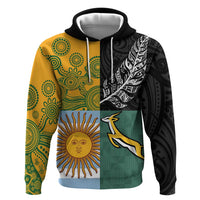 Personalised Rugby 2025 Championship Hoodie Combination of Southern Hemisphere Countries - Polynesian Pride