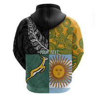 Personalised Rugby 2025 Championship Hoodie Combination of Southern Hemisphere Countries - Polynesian Pride