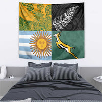 Rugby 2025 Championship Tapestry Combination of Southern Hemisphere Countries - Polynesian Pride