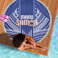 Manu Samoa Rugby 2026 Beach Blanket Samoan Pattern