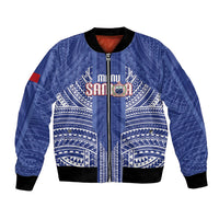 Custom Manu Samoa Rugby 2026 Bomber Jacket Samoan Pattern