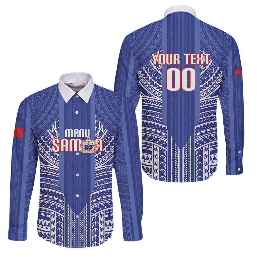 Custom Manu Samoa Rugby 2026 Family Matching Short Sleeve Bodycon Dress and Hawaiian Shirt Samoan Pattern