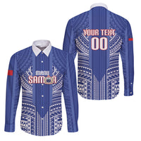 Custom Manu Samoa Rugby 2026 Family Matching Tank Maxi Dress and Hawaiian Shirt Samoan Pattern