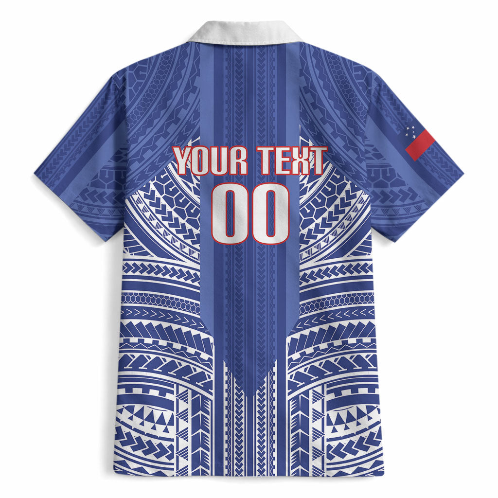 Custom Manu Samoa Rugby 2026 Hawaiian Shirt Samoan Pattern