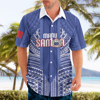Custom Manu Samoa Rugby 2026 Hawaiian Shirt Samoan Pattern