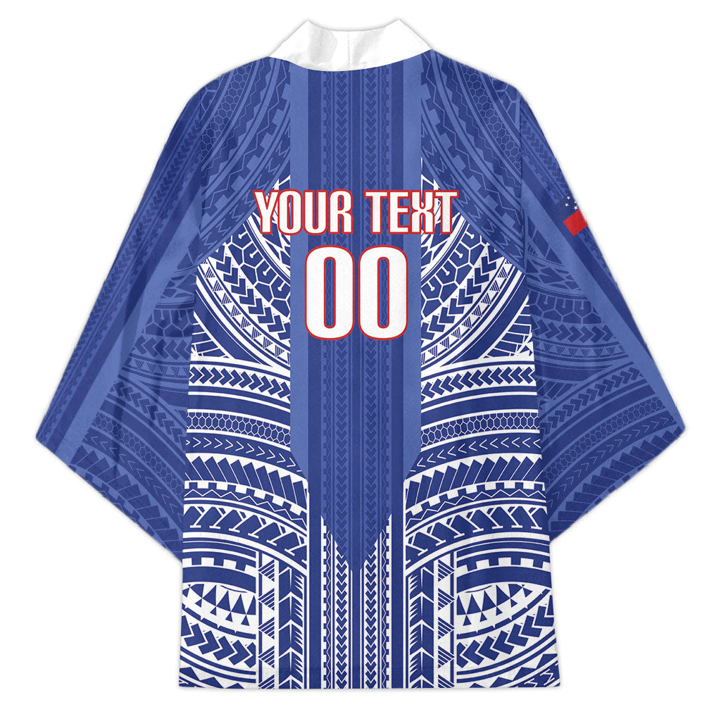 Custom Manu Samoa Rugby 2026 Kimono Samoan Pattern