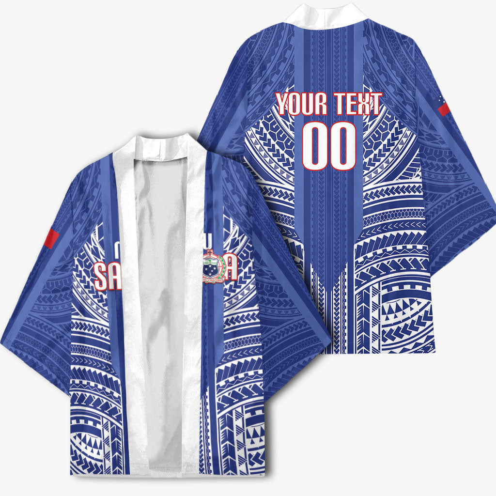 Custom Manu Samoa Rugby 2026 Kimono Samoan Pattern