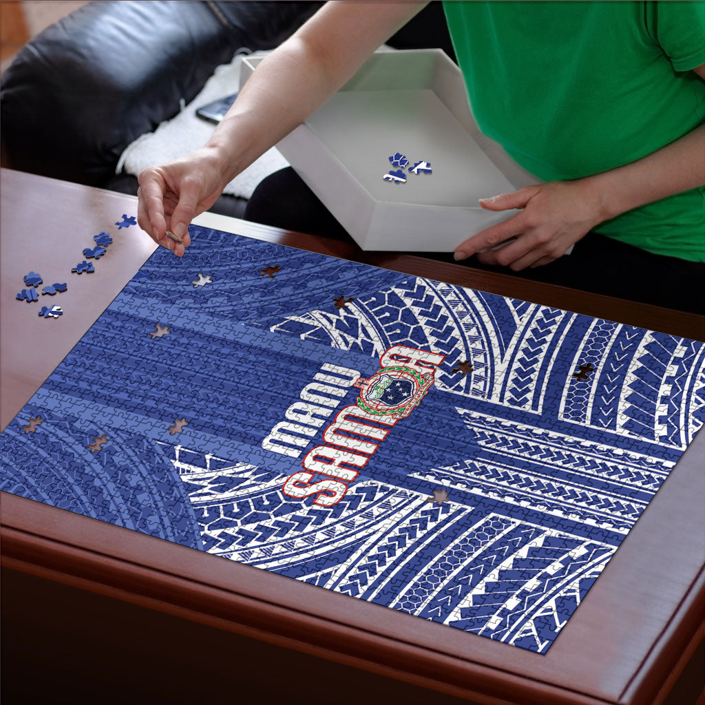 Manu Samoa Rugby 2026 Puzzle Samoan Pattern