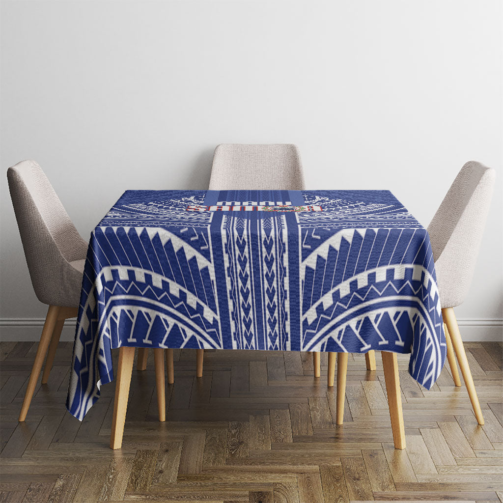 Manu Samoa Rugby 2026 Tablecloth Samoan Pattern