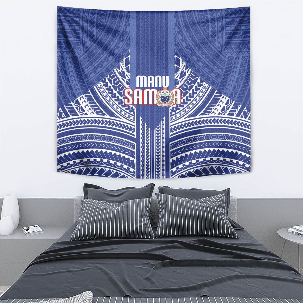 Manu Samoa Rugby 2026 Tapestry Samoan Pattern