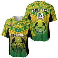 Custom Papua New Guinea Rugby Baseball Jersey Enga Mioks PNG Polynesian Pattern LT14 - Polynesian Pride