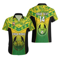 Custom Papua New Guinea Rugby Hawaiian Shirt Enga Mioks PNG Polynesian Pattern LT14 - Polynesian Pride