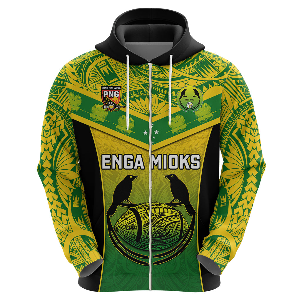 Custom Papua New Guinea Rugby Hoodie Enga Mioks PNG Polynesian Pattern LT14 - Polynesian Pride