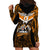 Custom Papua New Guinea Rugby Hoodie Dress Lae Snax Tigers PNG Polynesian Pattern LT14 - Polynesian Pride