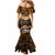 Custom Papua New Guinea Rugby Mermaid Dress Lae Snax Tigers PNG Polynesian Pattern LT14 - Polynesian Pride