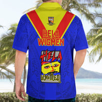 Papua New Guinea Rugby Hawaiian Shirt Hela Wigmen PNG Polynesian Pattern LT14 - Polynesian Pride