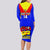 Custom Papua New Guinea Rugby Long Sleeve Bodycon Dress Hela Wigmen PNG Polynesian Pattern LT14 - Polynesian Pride