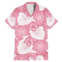 Pink Aloha Hawaii Family Matching Mermaid Dress and Hawaiian Shirt Monstera Hibiscus Plumeria Seamless Vibes - Polynesian Pride
