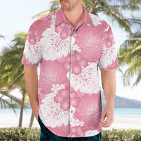 Pink Aloha Hawaii Hawaiian Shirt Monstera Hibiscus Plumeria Seamless Vibes - Polynesian Pride