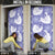 Purple Aloha Hawaii Door Cover Monstera Hibiscus Plumeria Seamless Vibes - Polynesian Pride