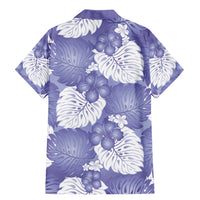 Purple Aloha Hawaii Family Matching Mermaid Dress and Hawaiian Shirt Monstera Hibiscus Plumeria Seamless Vibes - Polynesian Pride