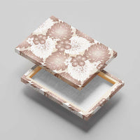 Mocha Mousse Aloha Hawaii Canvas Wall Art Monstera Hibiscus Plumeria Seamless Vibes - Polynesian Pride