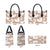 Mocha Mousse Aloha Hawaii Leather Bag Monstera Hibiscus Plumeria Seamless Vibes - Polynesian Pride