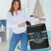 Aotearoa Atua Ranginui Laundry Basket Maori Sky Father Taniko Motifs LT14 - Polynesian Pride